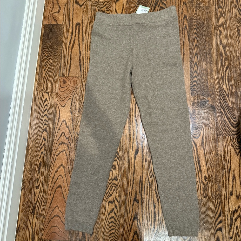 H&M Cozy Tan Knit Joggers
